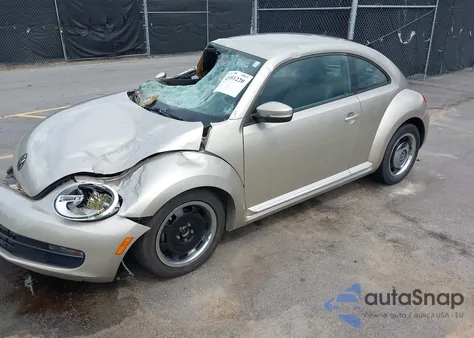 2012 Volkswagen Beetle 2.5L из США, поврежденный, VIN 3VWJP7AT1CM646972
